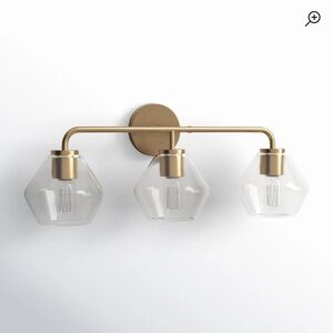 New in box, Rooks 3 lights dimmable vanity light.